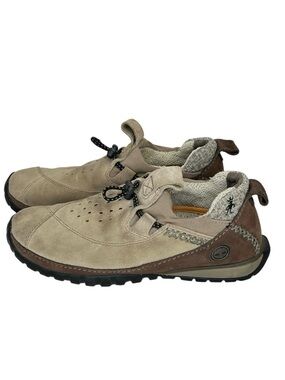 TIMBERLAND Smartwool Power Lounger Suede Lined Slip On Shoes Brown 6.5 Granola